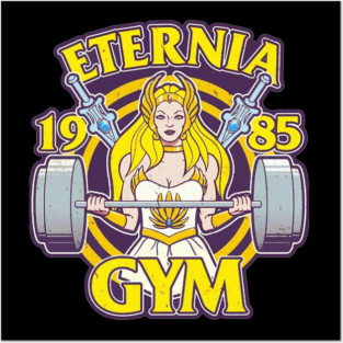 Eternia Gym She-Ra Workout Posters and Art