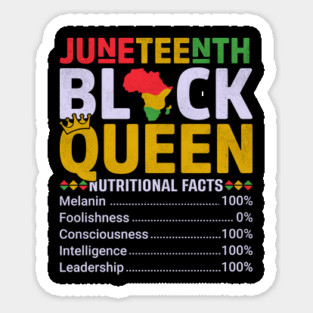 Black Queen Facts, Juneteenth, Black History Magnet