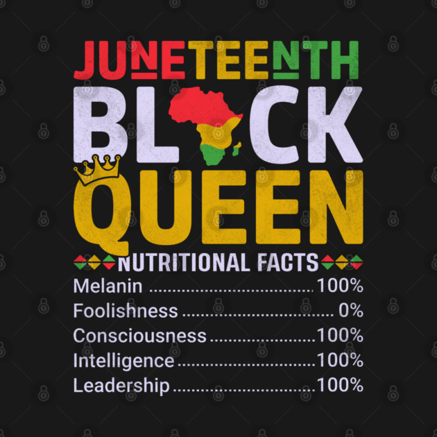 Black Queen Facts, Juneteenth, Black History by UrbanLifeApparel