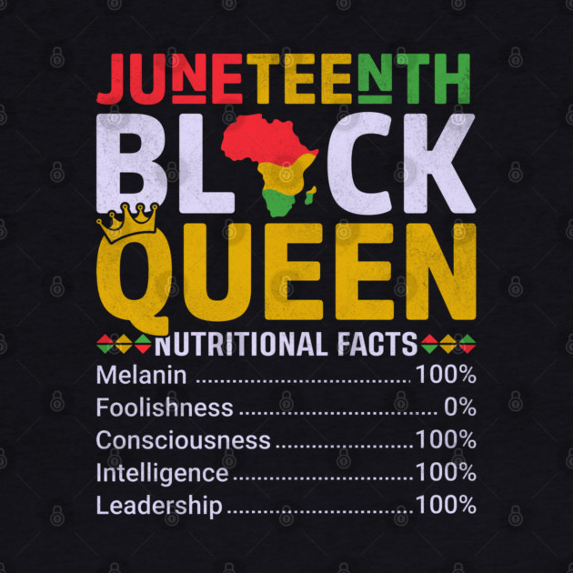 Black Queen Facts, Juneteenth, Black History by UrbanLifeApparel
