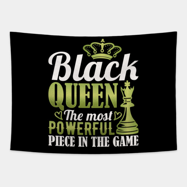 Black Queen The Most Powerful Piece in the Game Tapestry by UrbanLifeApparel