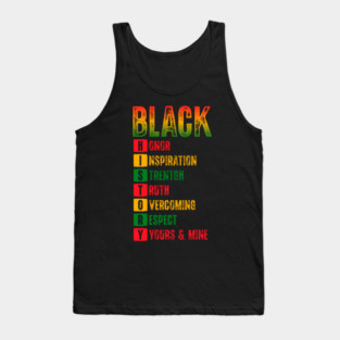 Black History Month Tank Top