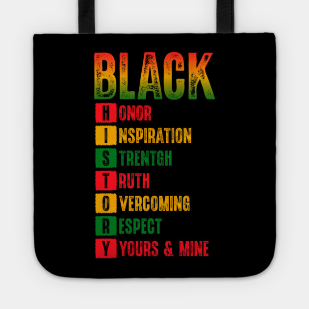 Black History Month Tote by UrbanLifeApparel