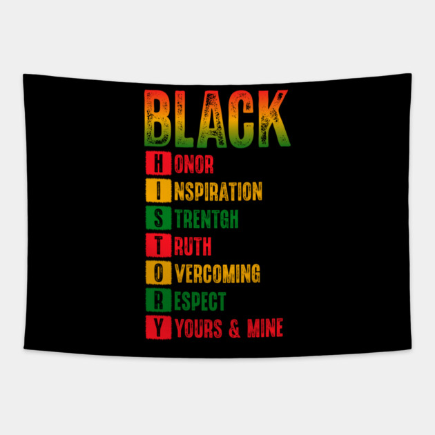 Black History Month Tapestry by UrbanLifeApparel