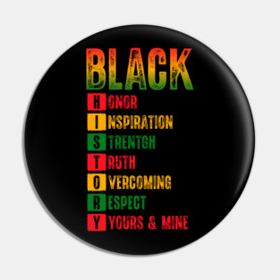 Black History Month Pin