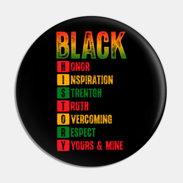 Black History Month Pin by UrbanLifeApparel