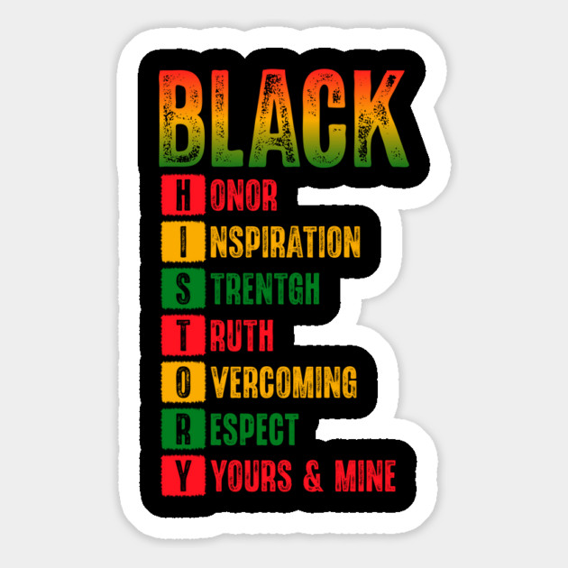 Black History Month Magnet by UrbanLifeApparel