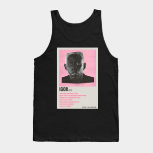 Tyler The Creator IGOR 2019 Album Poster Tank Top