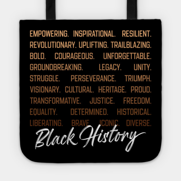 Black History Meaning Tote by UrbanLifeApparel