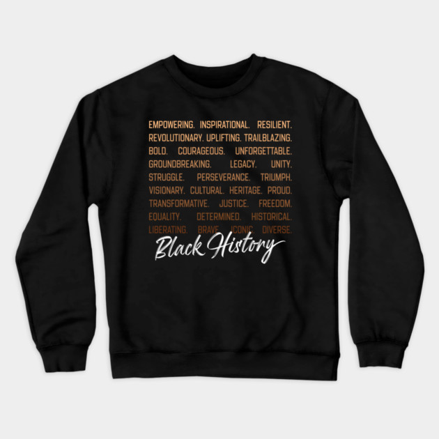 Black History Meaning Crewneck Sweatshirt by UrbanLifeApparel