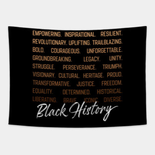 Black History Meaning Tapestry