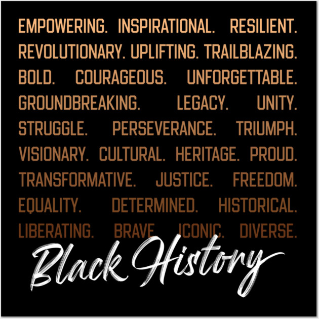 Black History Meaning Wall Art by UrbanLifeApparel