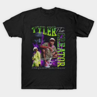 Tyler The Creator Neon Green Purple Retro Bootleg T-Shirt