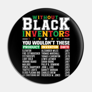 Black Inventors Pin