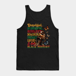 Beautiful Black Woman Tank Top