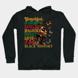 Beautiful Black Woman Hoodie