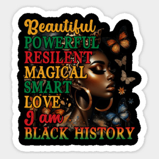 Beautiful Black Woman Magnet