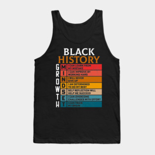 Black History Growth Mindset Tank Top