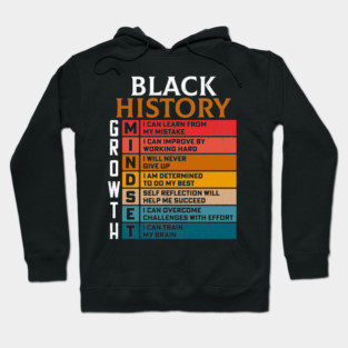 Black History Growth Mindset Hoodie