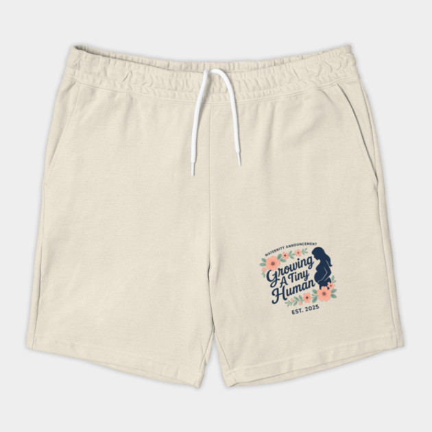 Women Pregnancy Announcement Maternity Growing A Tiny Human Floral Graphic Gender Reveal Ideas by Customer's Store 1