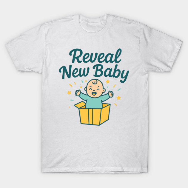 Pregnancy for Women Reveal New Baby Announcement Mom to Be T-Shirt by Customer's Store 1