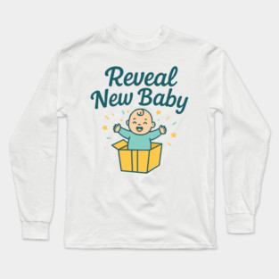 Pregnancy for Women Reveal New Baby Announcement Mom to Be Long Sleeve T-Shirt