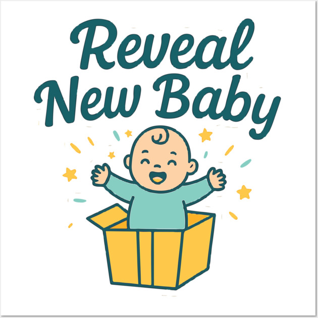 Pregnancy for Women Reveal New Baby Announcement Mom to Be Wall Art by Customer's Store 1