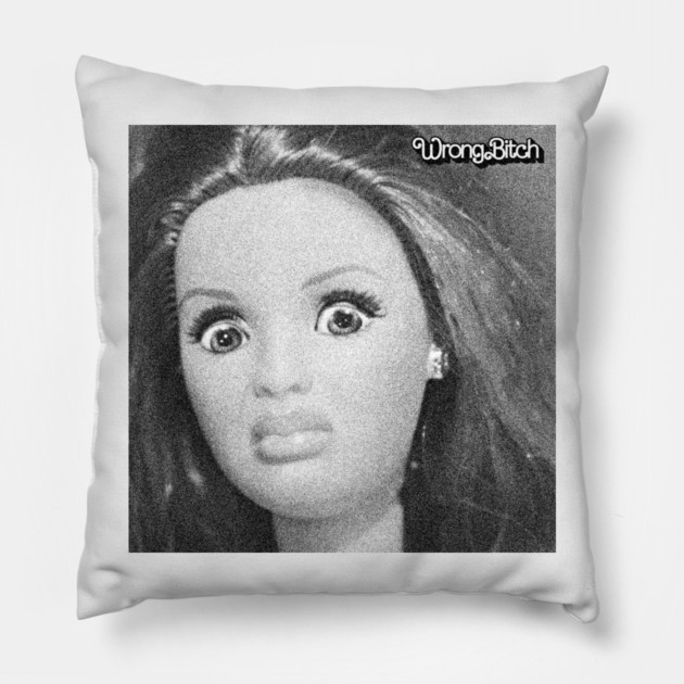 Cursed Doll Pillow by Wrongteeshirt