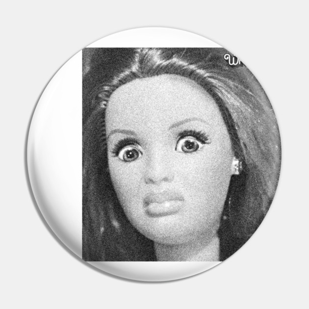 Cursed Doll Pin by Wrongteeshirt