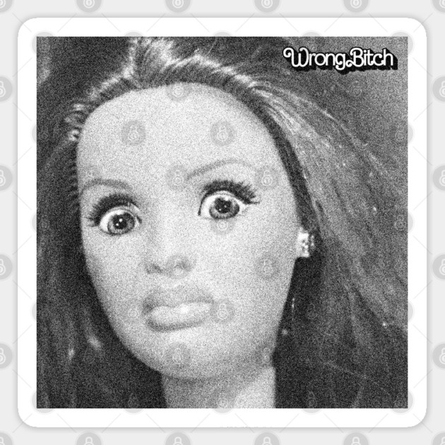 Cursed Doll Sticker by Wrong