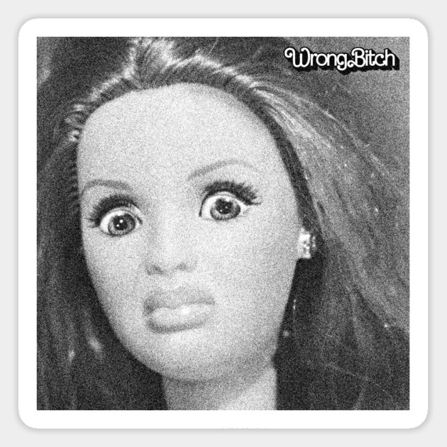 Cursed Doll Magnet by Wrong