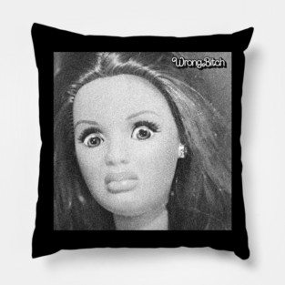 Glitch Doll Y2K Pillow