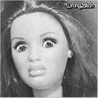 Glitch Doll Y2K Posters and Art