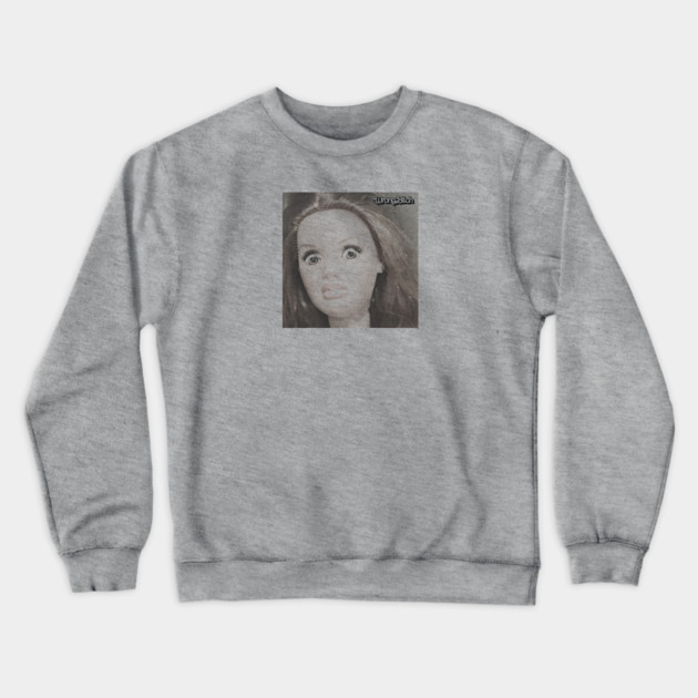 Doll Meme Crewneck Sweatshirt by Wrong