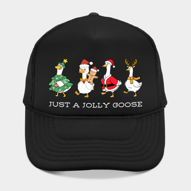 Jolly Christmas Geese – Festive Feathered Friends in Holiday Gear by Creatifly Graphic Tees