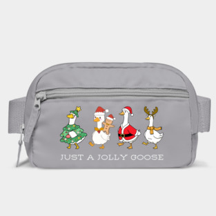 Jolly Christmas Geese – Festive Feathered Friends in Holiday Gear Bag