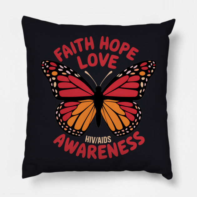 HIV/AIDS Awareness Pillow by Charles's Store 8