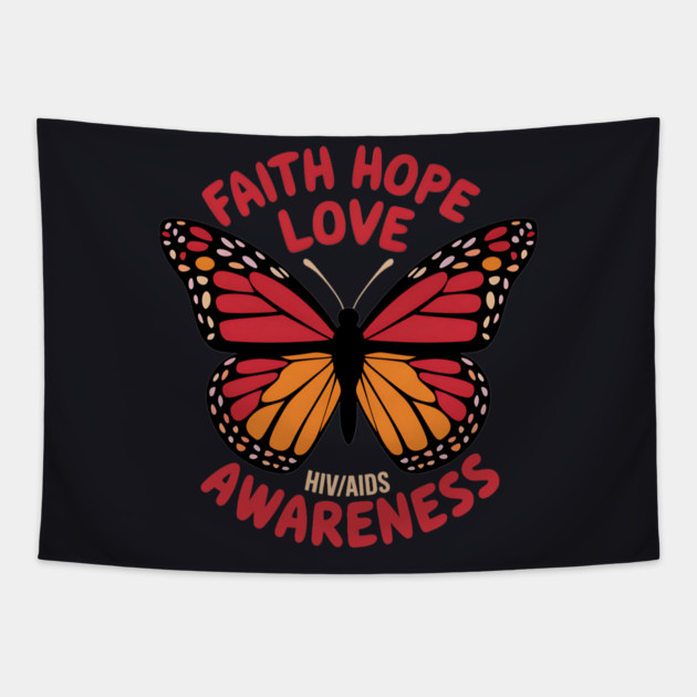 HIV/AIDS Awareness Tapestry by Charles's Store 8