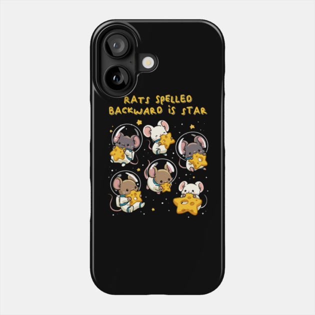 Rats Spelled Backward is Star Phone Case by GoshWow®