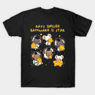Rats Spelled Backward is Star T-Shirt