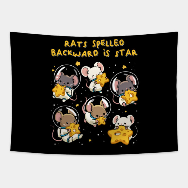 Rats Spelled Backward is Star Tapestry by GoshWow®