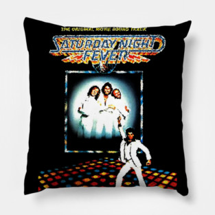 8bit version of Saturday Nïght Fever Pillow