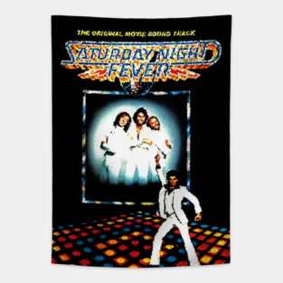 8bit version of Saturday Nïght Fever Tapestry