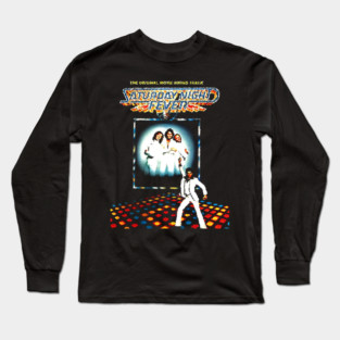 8bit version of Saturday Nïght Fever Long Sleeve T-Shirt