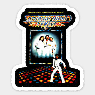 8bit version of Saturday Nïght Fever Sticker