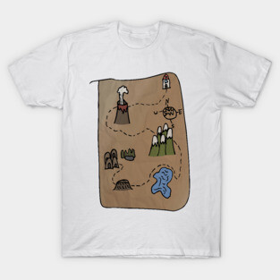 Treasure Map by Kids (colour) T-Shirt