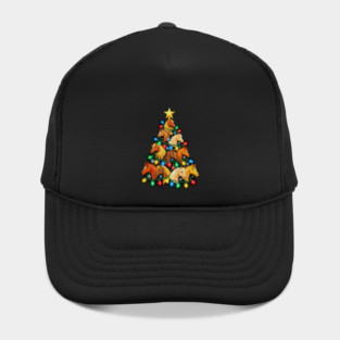 Christmas Tree of Horses – Festive Horse Holiday Lights Hat