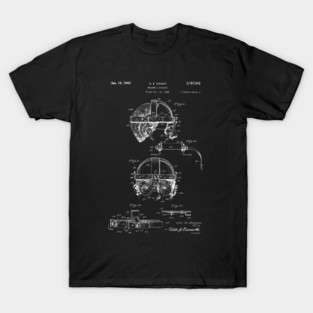 Welder's Goggles 1940 Patent, Welding Invention Blueprint, Welder Gift, Industrial welding T-Shirt