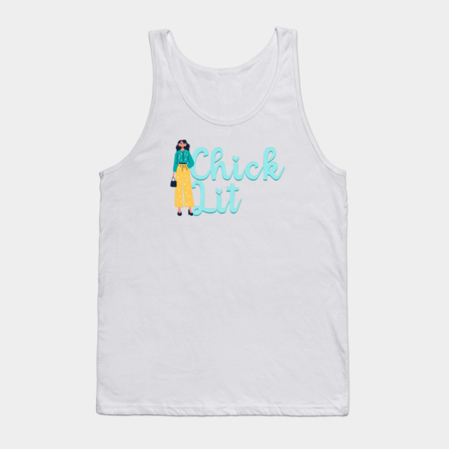 Chick Lit Genre Lovers Tank Top by H. R. Sinclair