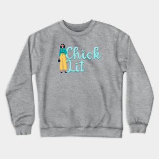 Chick Lit Genre Lovers Crewneck Sweatshirt